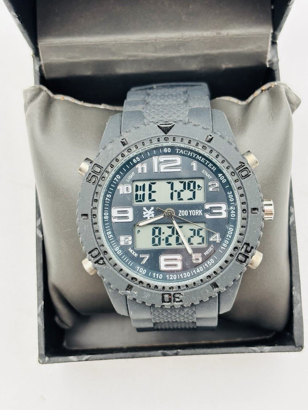 Zoo York Analog Digital Dual Time Watch with Box New Battery